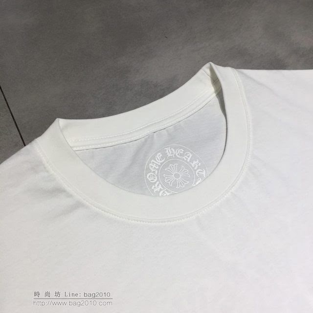 Chrome hearts短袖衣 19春夏新款 克羅心男T恤 白色  tzy1692